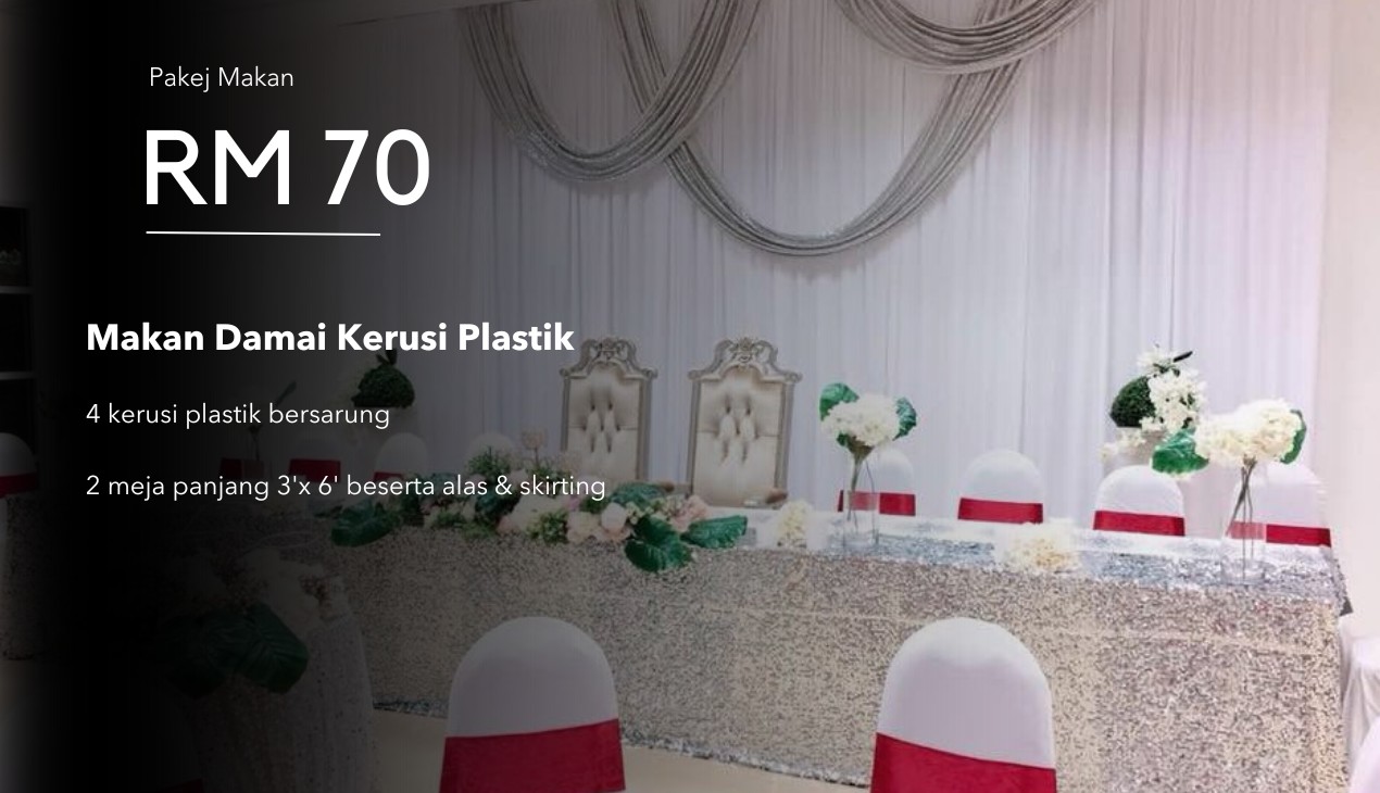 Wedding dining table setup 1