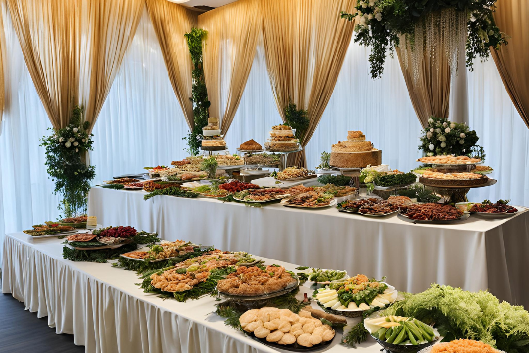 Wedding buffet table package
