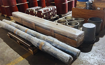 Spare parts - shafts and cylindrical components