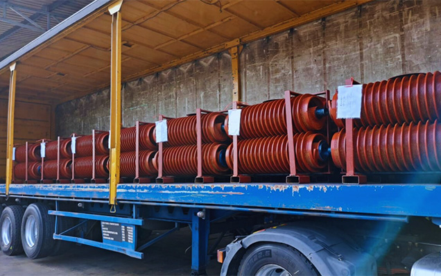 Spare parts - industrial components on truck