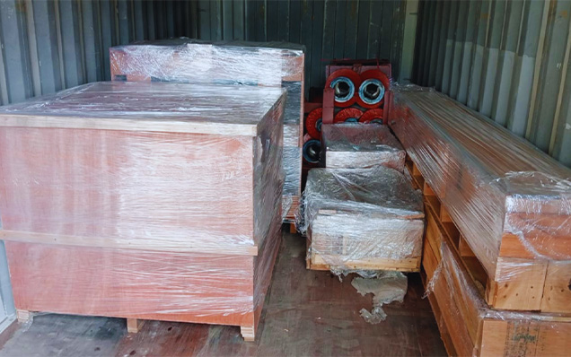 Spare parts - packaged for shipping
