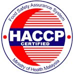 HACCP Certified — Food Safety Assurance System, Ministry of Health Malaysia